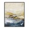 Stupell Industries Mountain Lake Abstraction Framed Giclee Wall Art Design by Design Fabrikken
